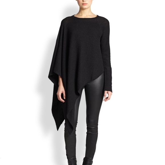 Helmut Lang Sweaters - Helmut Lang alpaca poncho sweater